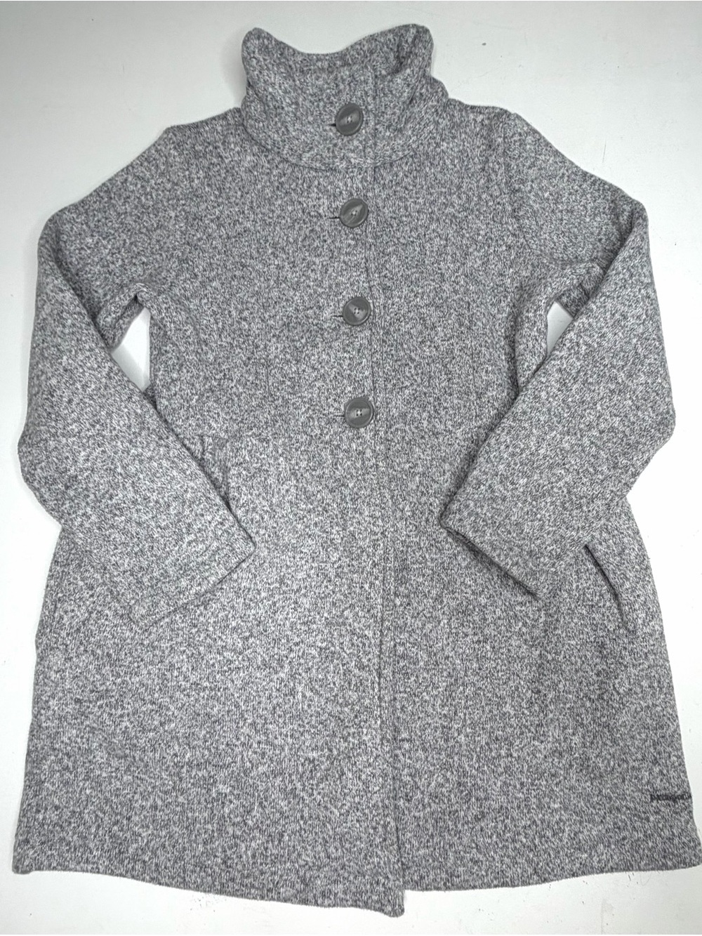 Patagonia Women's Better Sweater Button Front Coat Jacket Heather Gray Sz S